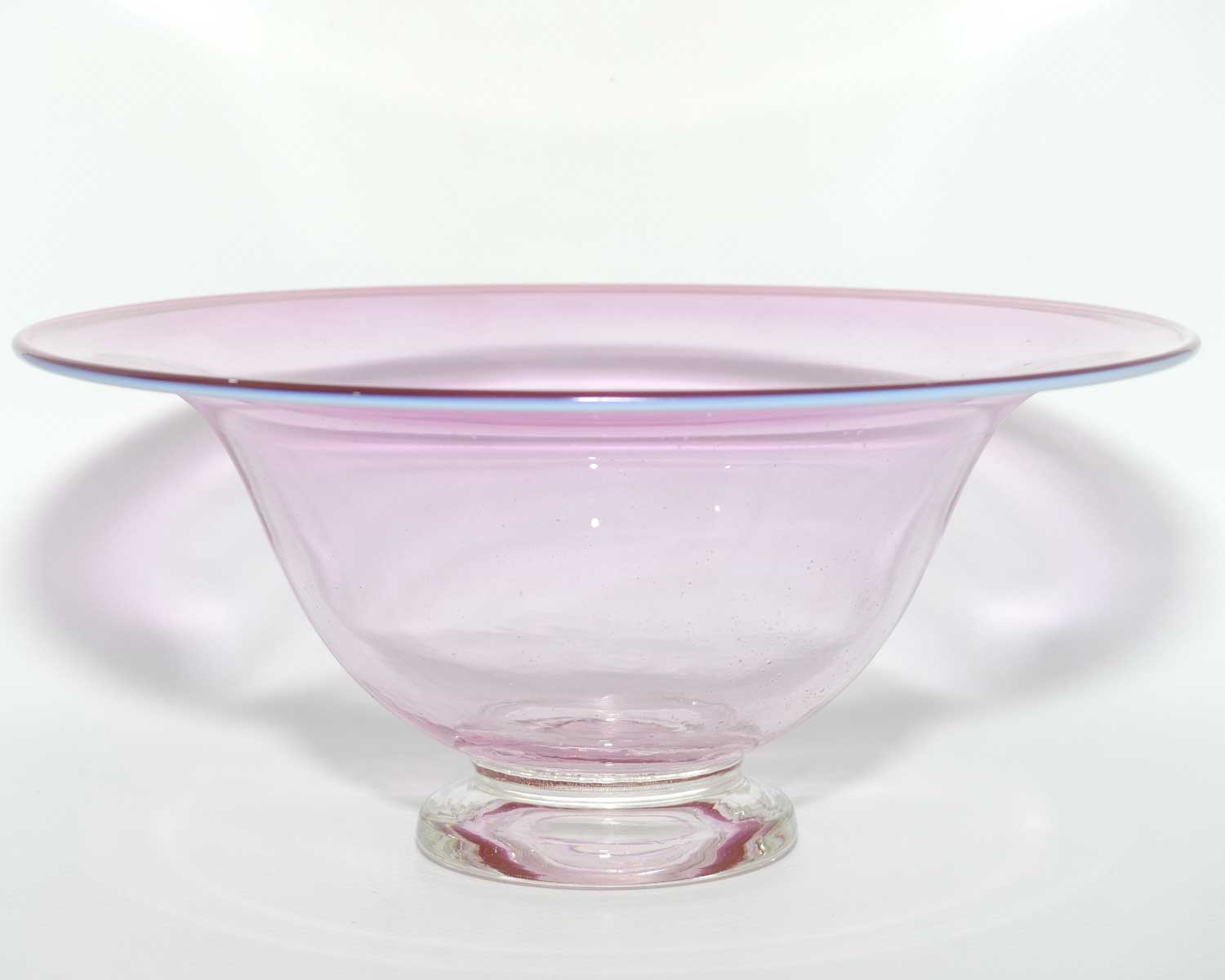 Morrell Glass Studio Art Glass Bowl | Cranberry