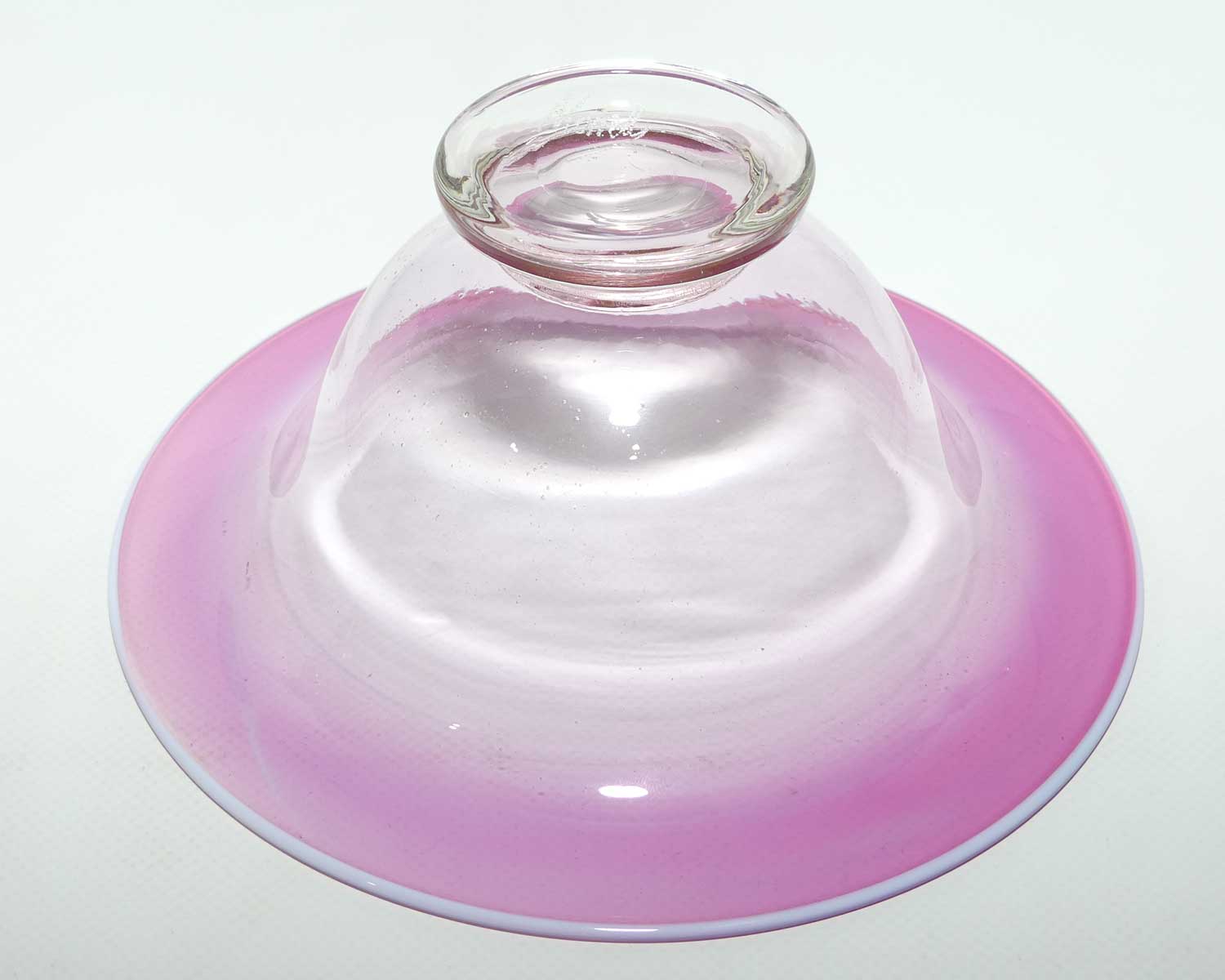 Morrell Glass Studio Art Glass Bowl | Cranberry