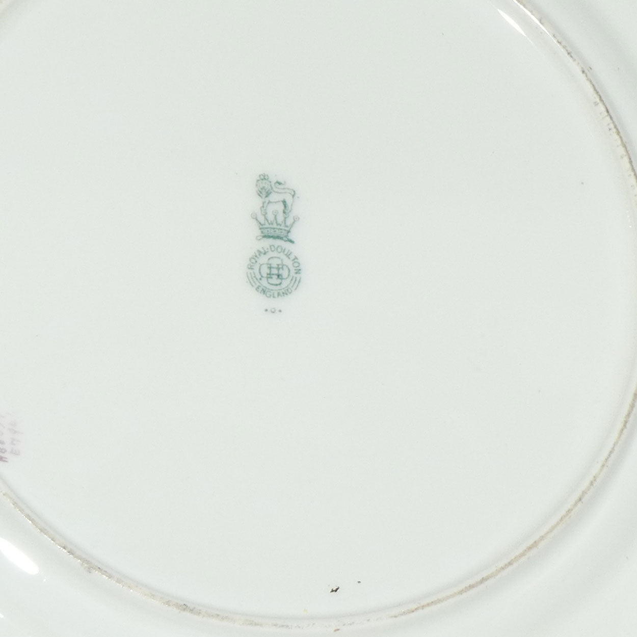 Royal Doulton hand painted and gilt Ploughing plate (Morrey)