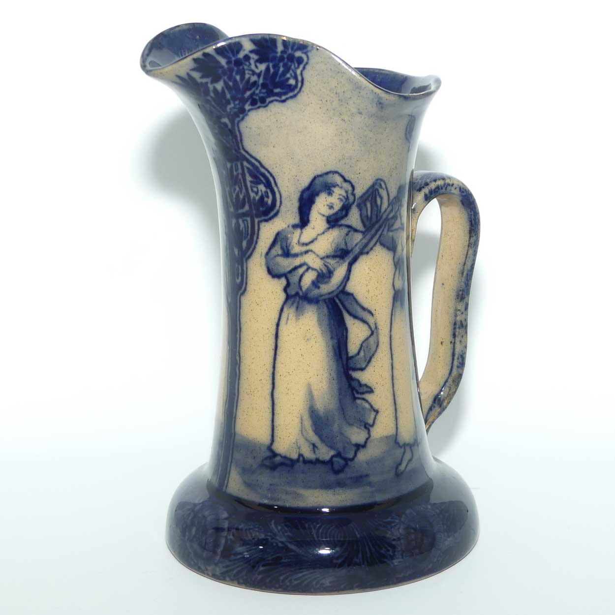 Royal Doulton Morrisian Music and Dance C jug | Baron shape | Whieldon glaze