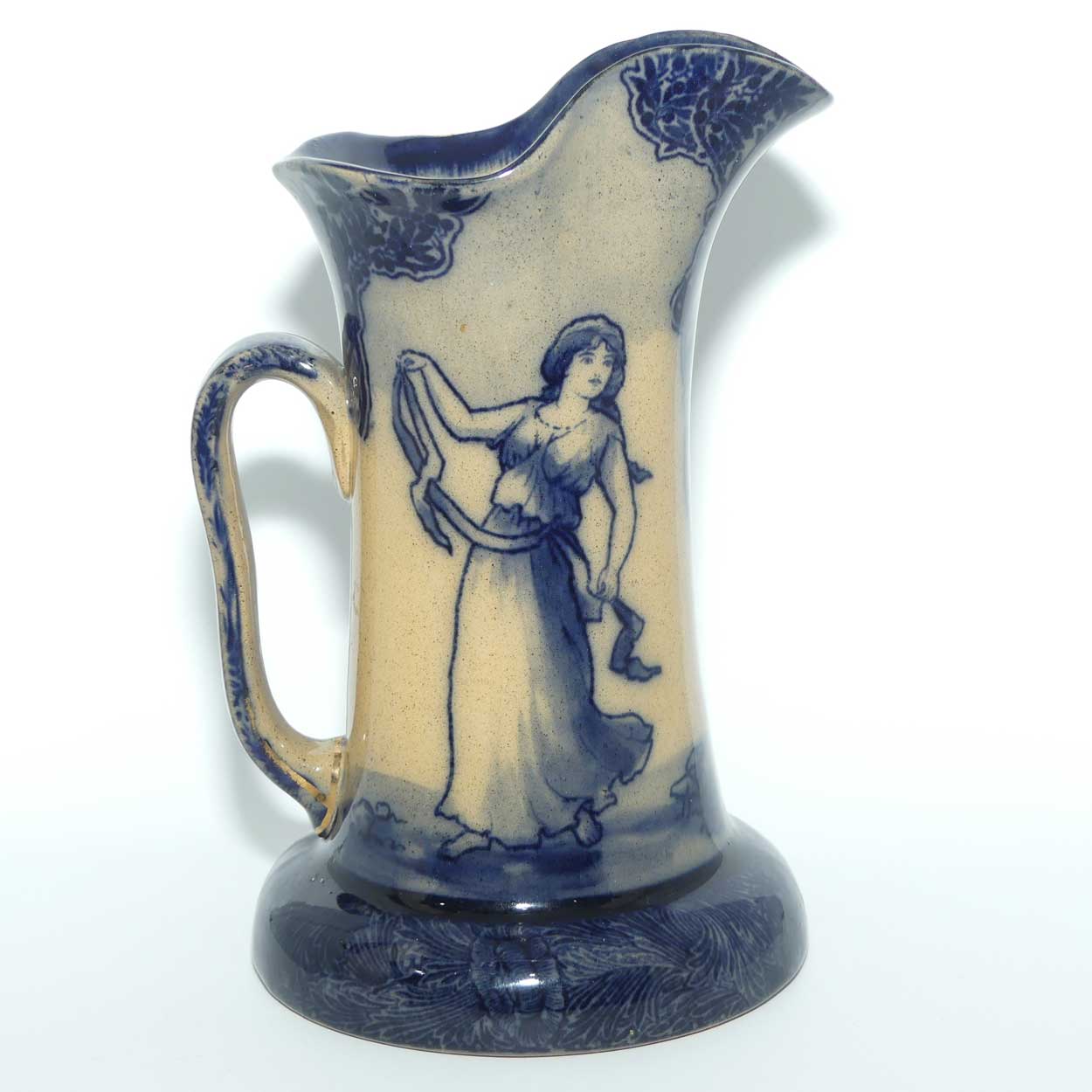 Royal Doulton Morrisian Music and Dance C jug | Baron shape | Whieldon glaze