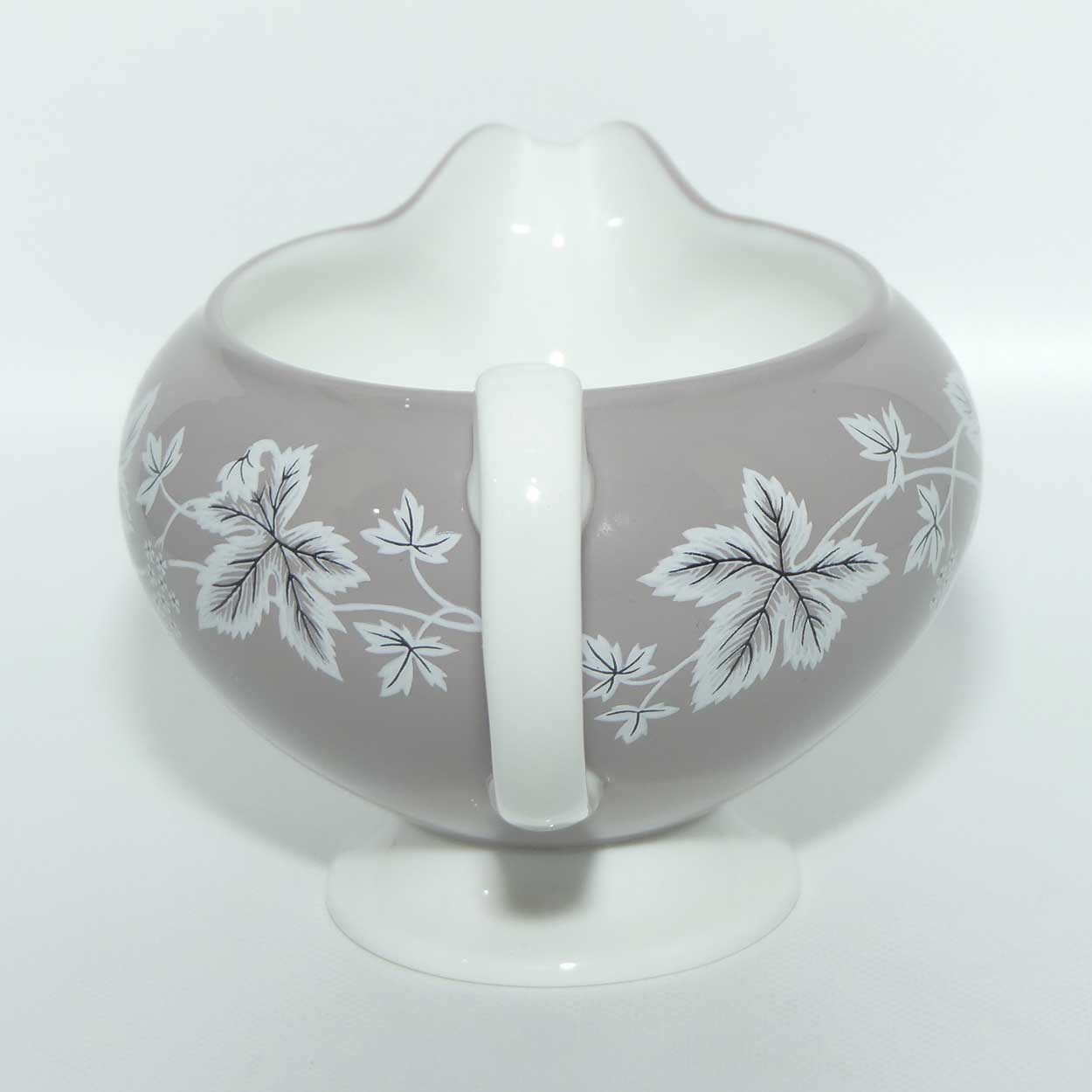 Wedgwood Bone China | Moselle pattern | Taupe colour milk jug