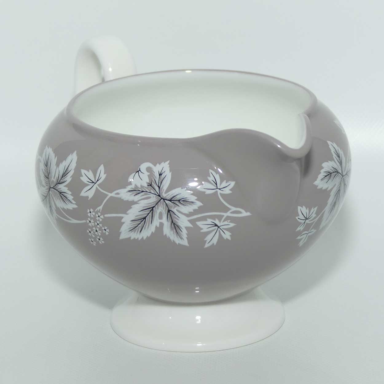 Wedgwood Bone China | Moselle pattern | Taupe colour milk jug