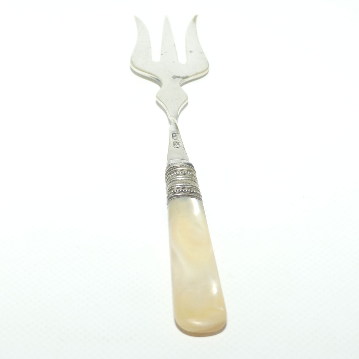 Mother of Pearl and Silver Plated Bread fork