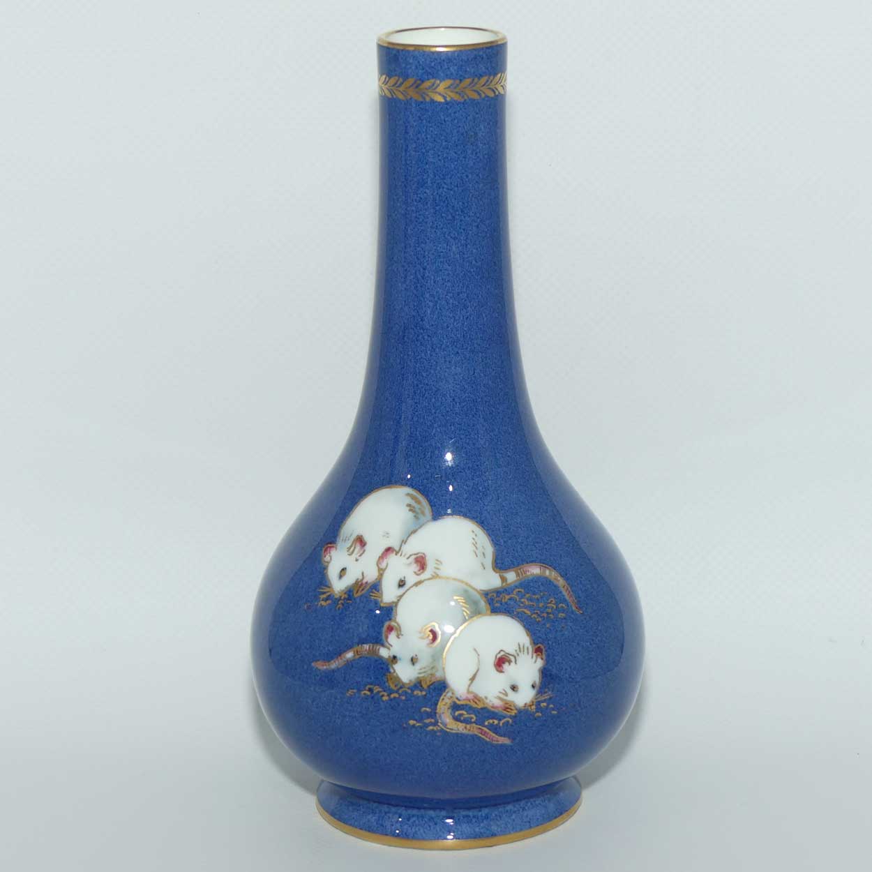 Wedgwood Lustre teardrop shape vase | Animal Series | Doormouse by James Hodgkiss