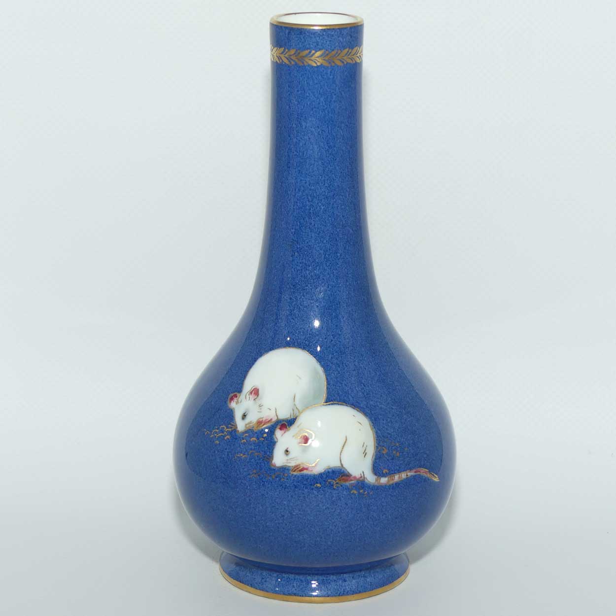 Wedgwood Lustre teardrop shape vase | Animal Series | Doormouse by James Hodgkiss