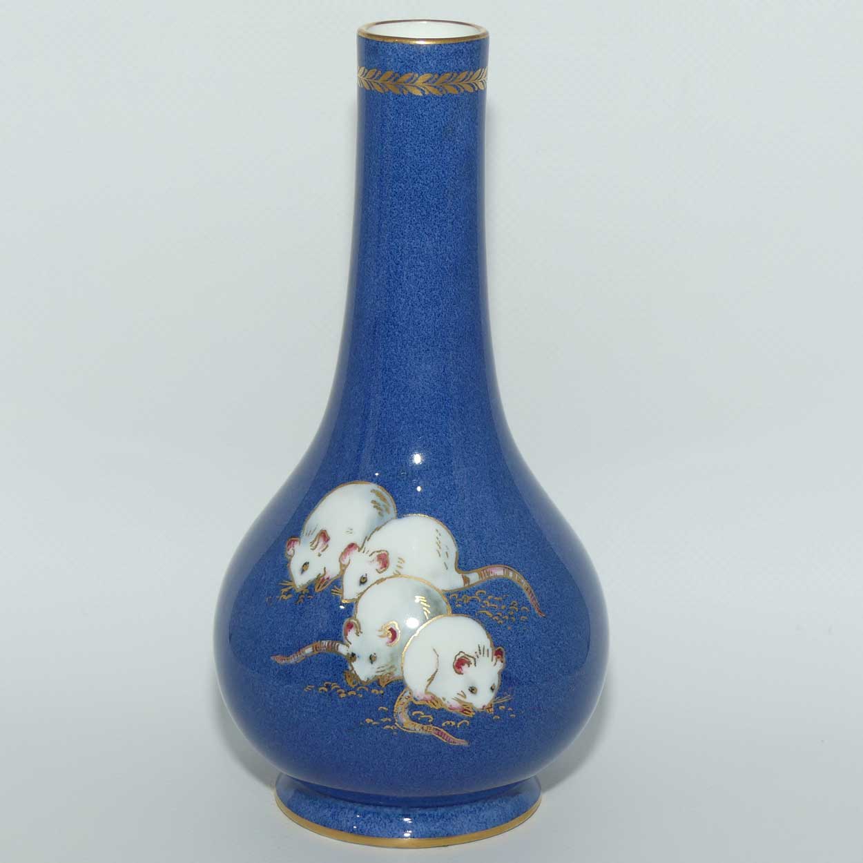 Wedgwood Lustre teardrop shape vase | Animal Series | Doormouse by James Hodgkiss