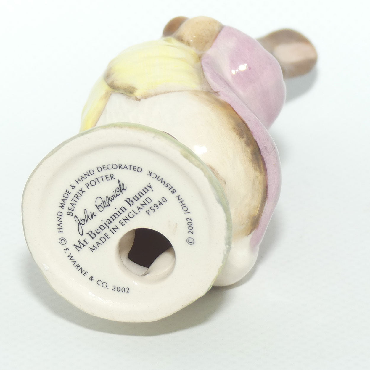 Beswick Beatrix Potter Mr Benjamin Bunny | Lilac | Pipe In | BP11a | boxed