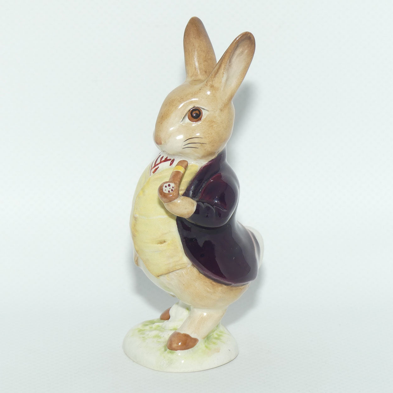 Beswick Beatrix Potter Mr Benjamin Bunny | Pipe Out | Maroon Coat | BP2a