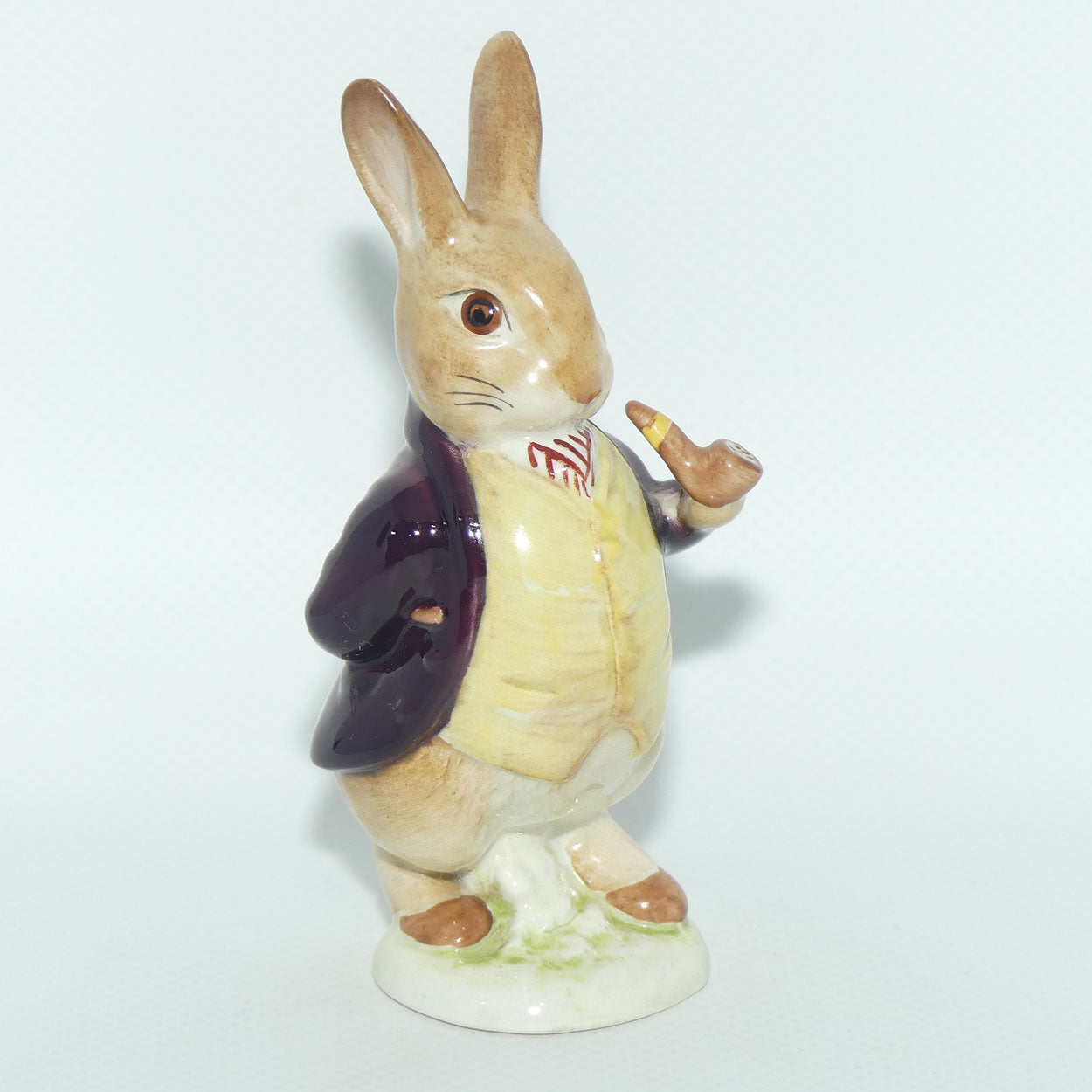 Beswick Beatrix Potter Mr Benjamin Bunny | Pipe Out | Maroon Coat | BP2a