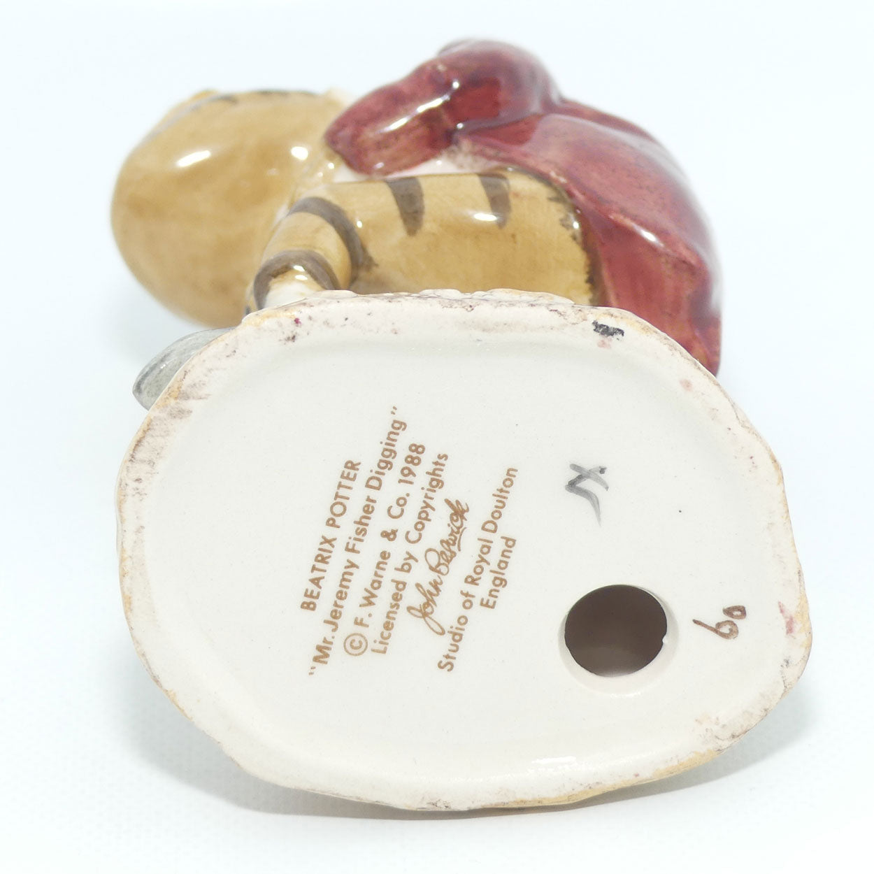 Beswick Beatrix Potter Mr Jeremy Fisher Digging | BP4