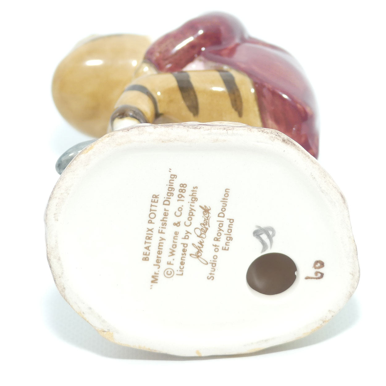 Beswick Beatrix Potter Mr Jeremy Fisher Digging | BP4