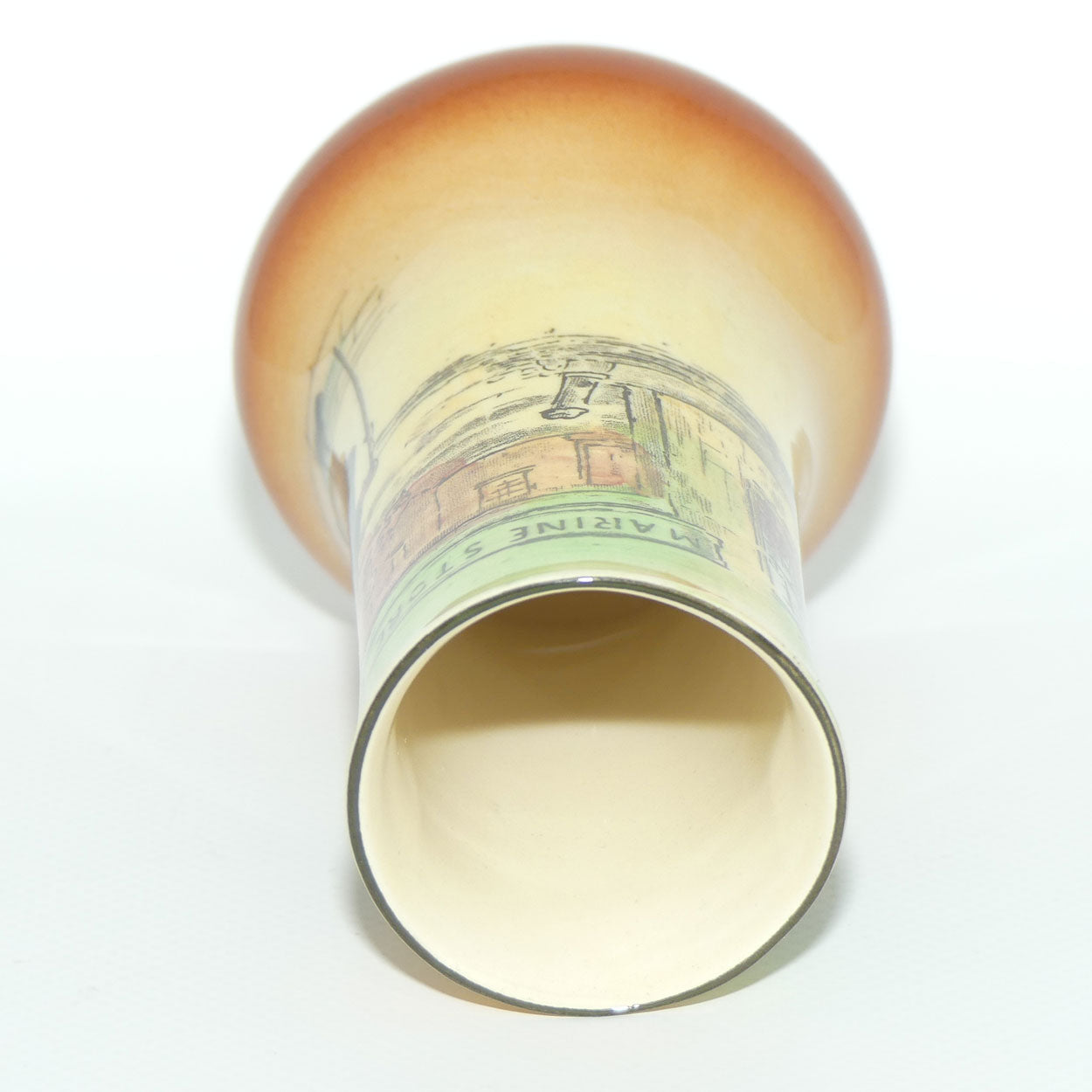 Royal Doulton Dickens Mr Micawber small vase | rounded base D5175