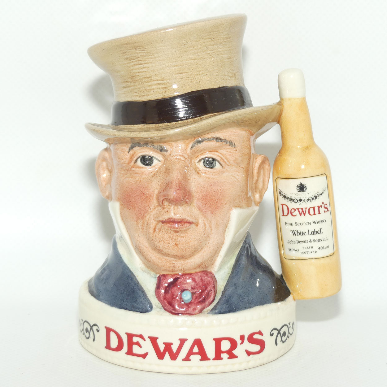 D- Royal Doulton small character jug Mr Micawber | Dewars LIQUOR CONTAINER
