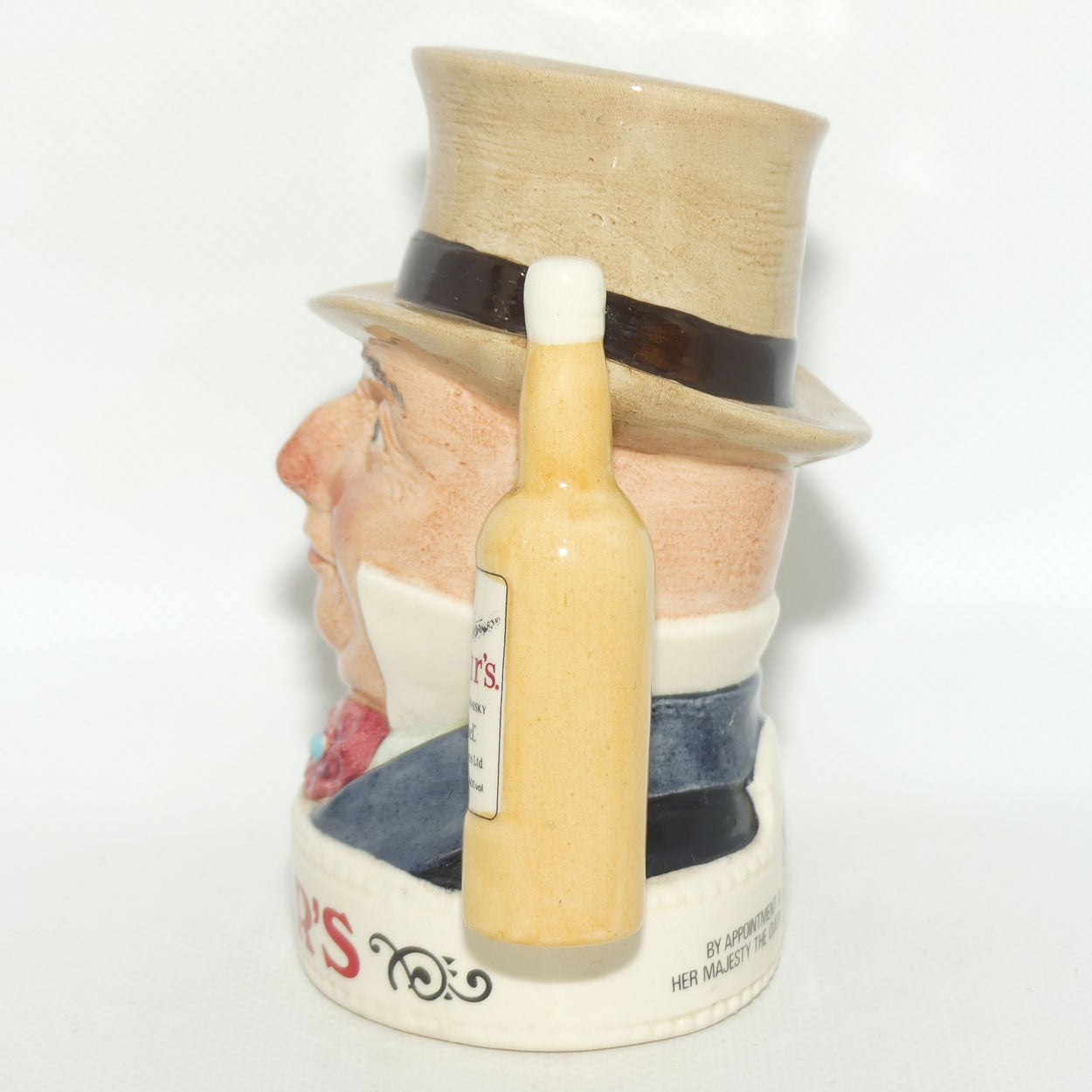 D- Royal Doulton small character jug Mr Micawber | Dewars LIQUOR CONTAINER