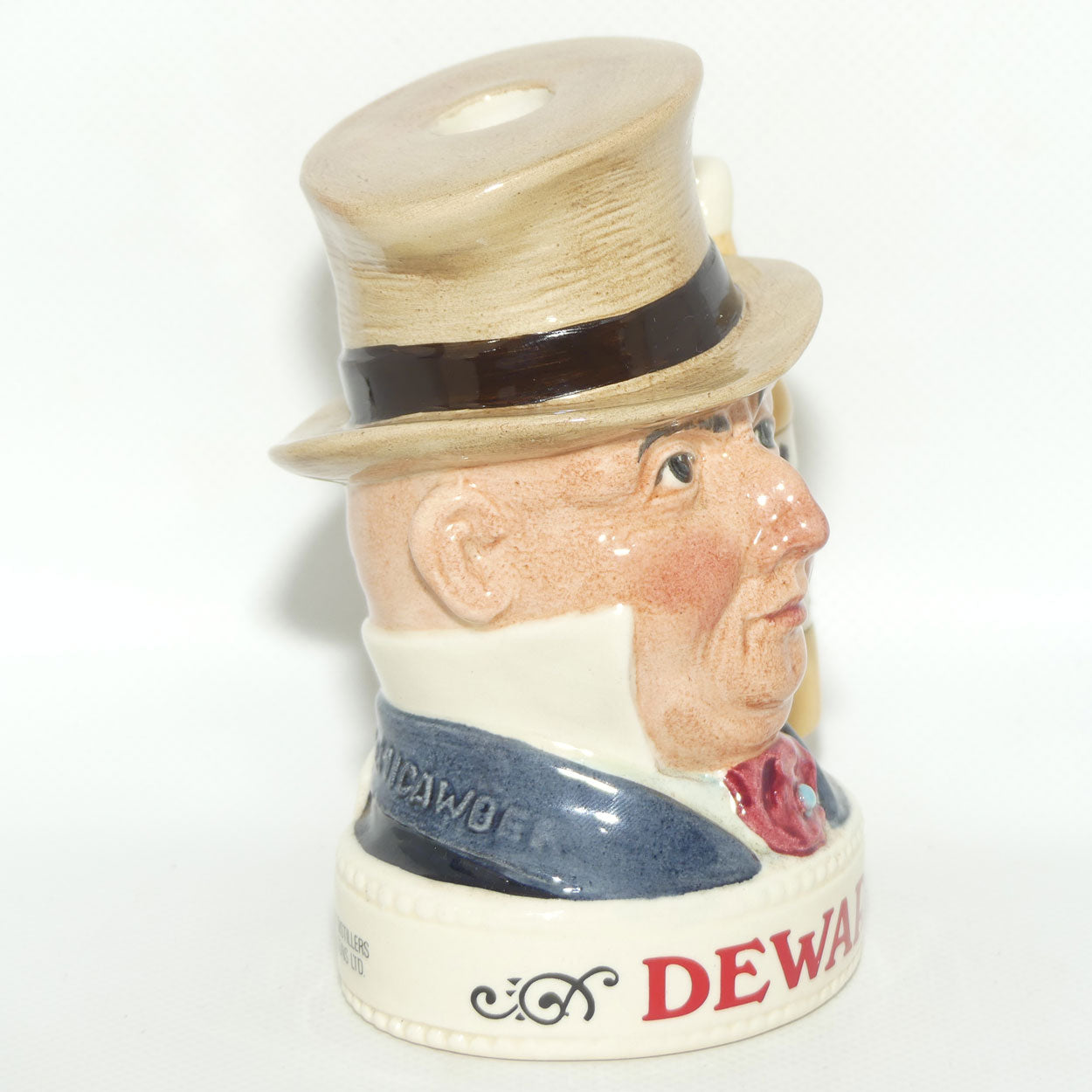 D- Royal Doulton small character jug Mr Micawber | Dewars LIQUOR CONTAINER