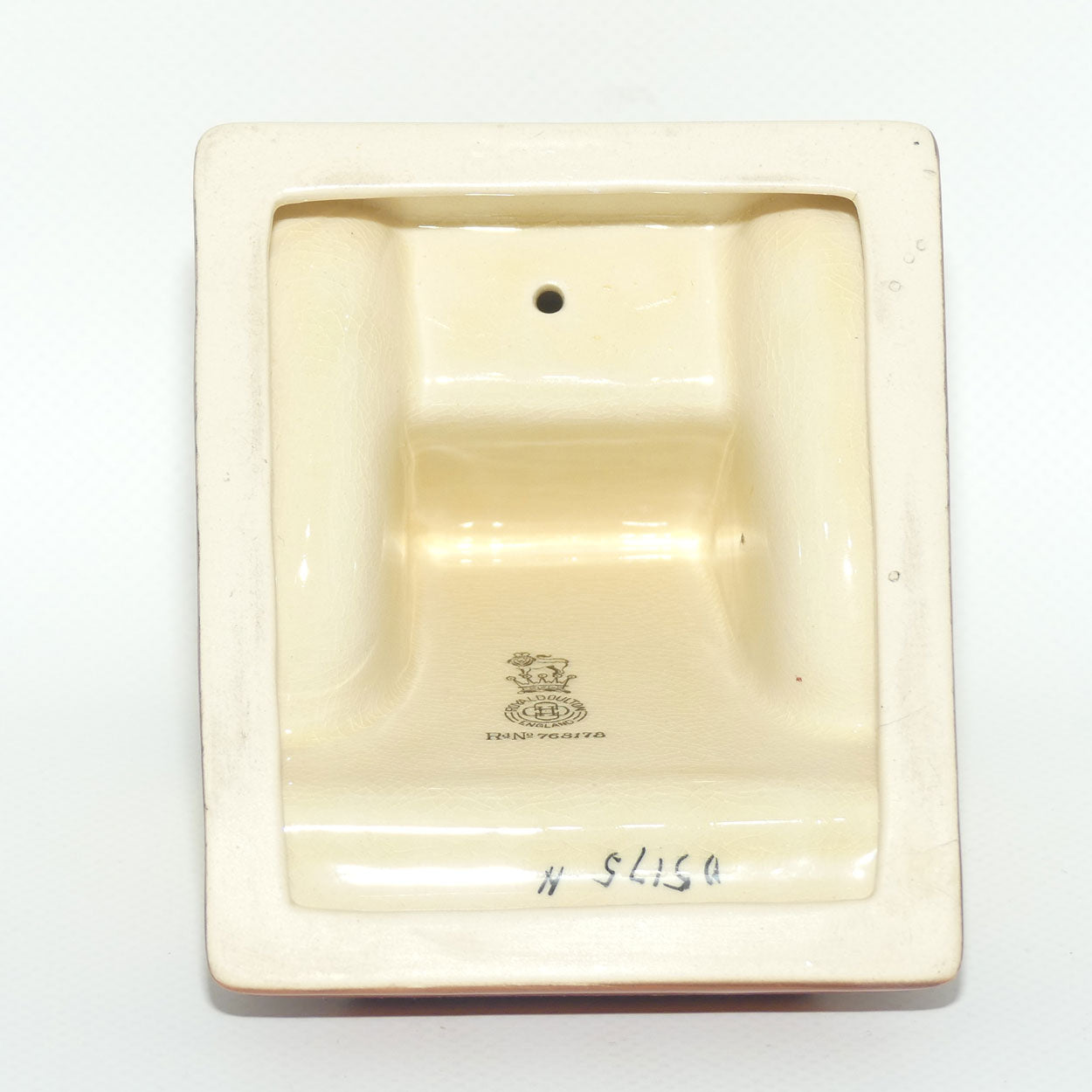 Royal Doulton Dickens Mr Pickwick and Mr Micawber cigarette dispenser D5175