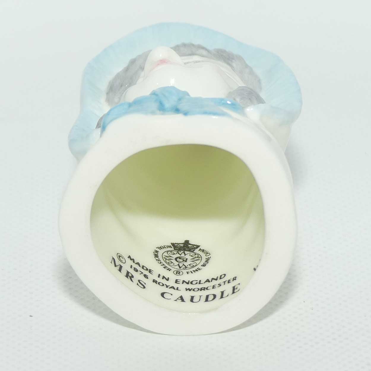 Royal Worcester candle snuffer Mrs Caudle