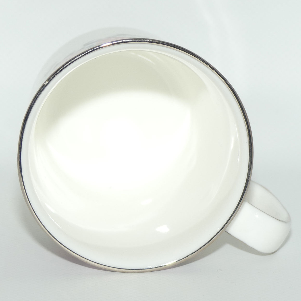 Royal Albert Bone China England Rose Garland coffee mug | later stamp | foreign