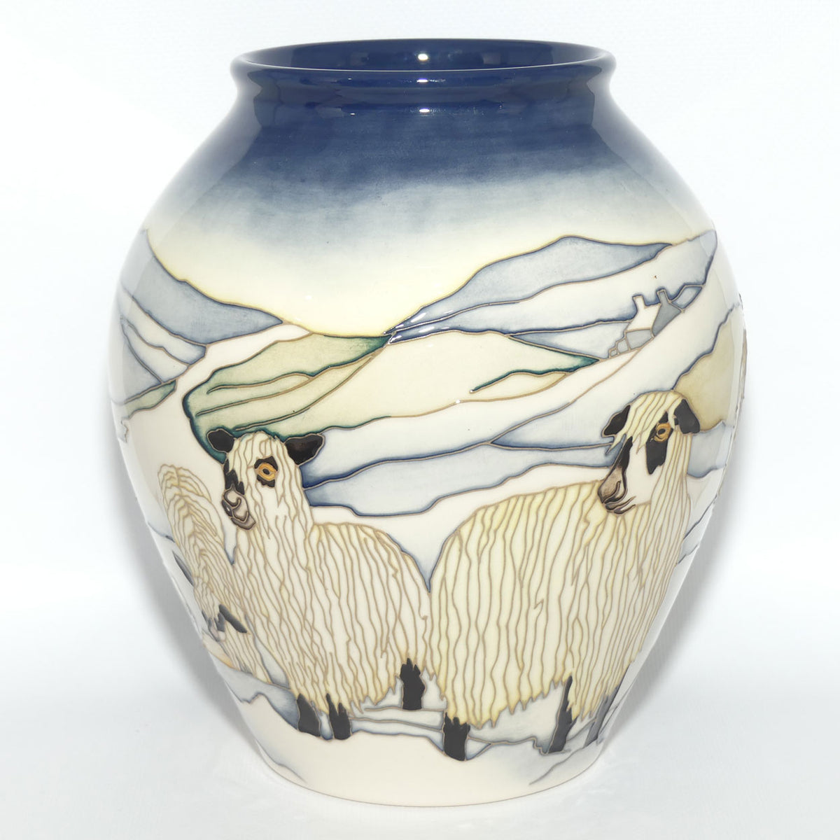 Moorcroft Mug Tups 3/8 vase | LE 9/20 | Boxed