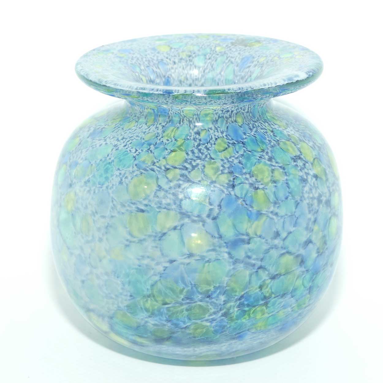 Peter Goss multicoloured Art Glass vase | Ltd Ed | signed and dated 85