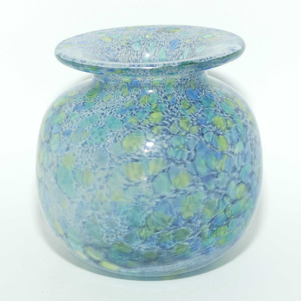 Peter Goss multicoloured Art Glass vase | Ltd Ed | signed and dated 85