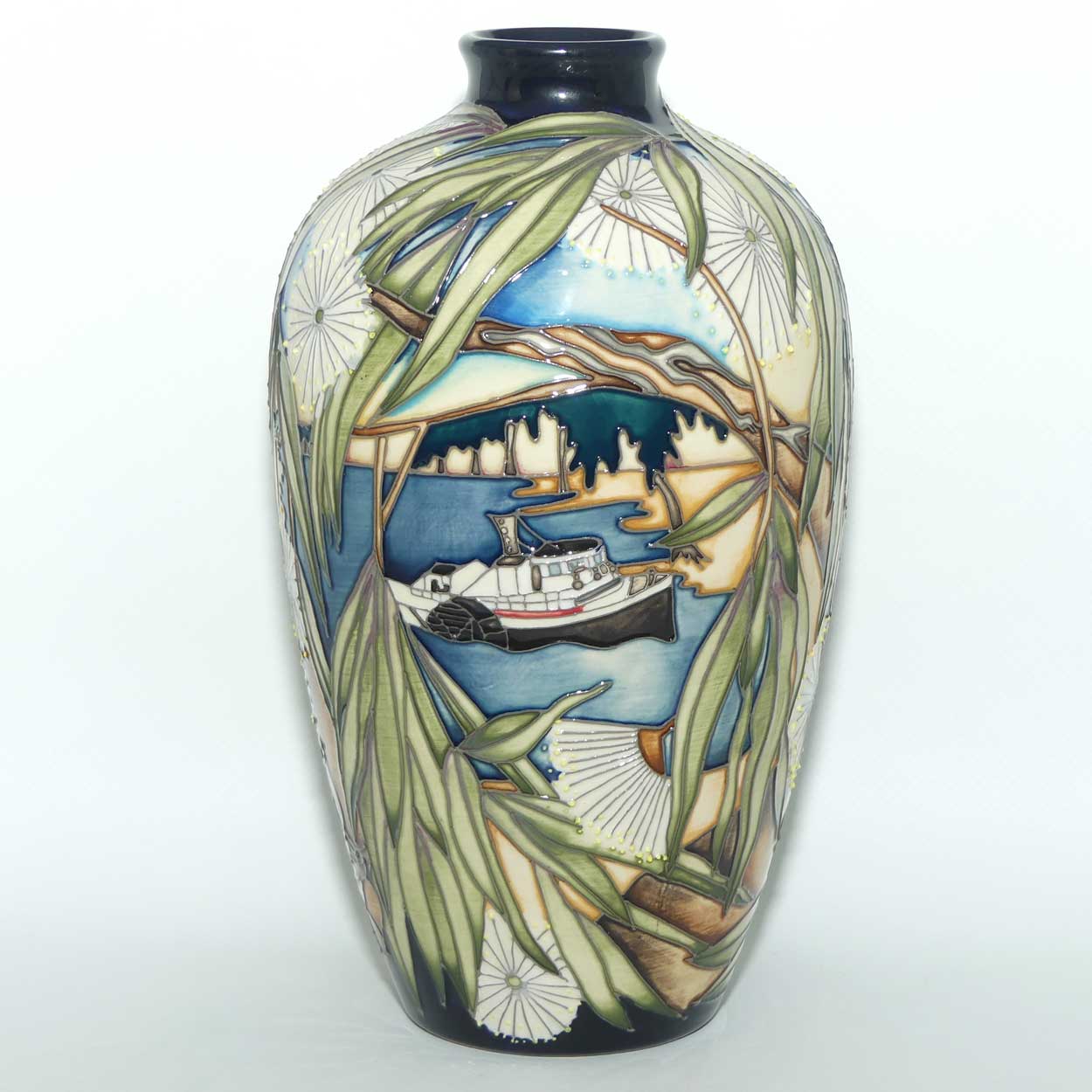 Moorcroft Murray River 25/9 vase | LE 10/50 | signed | boxed