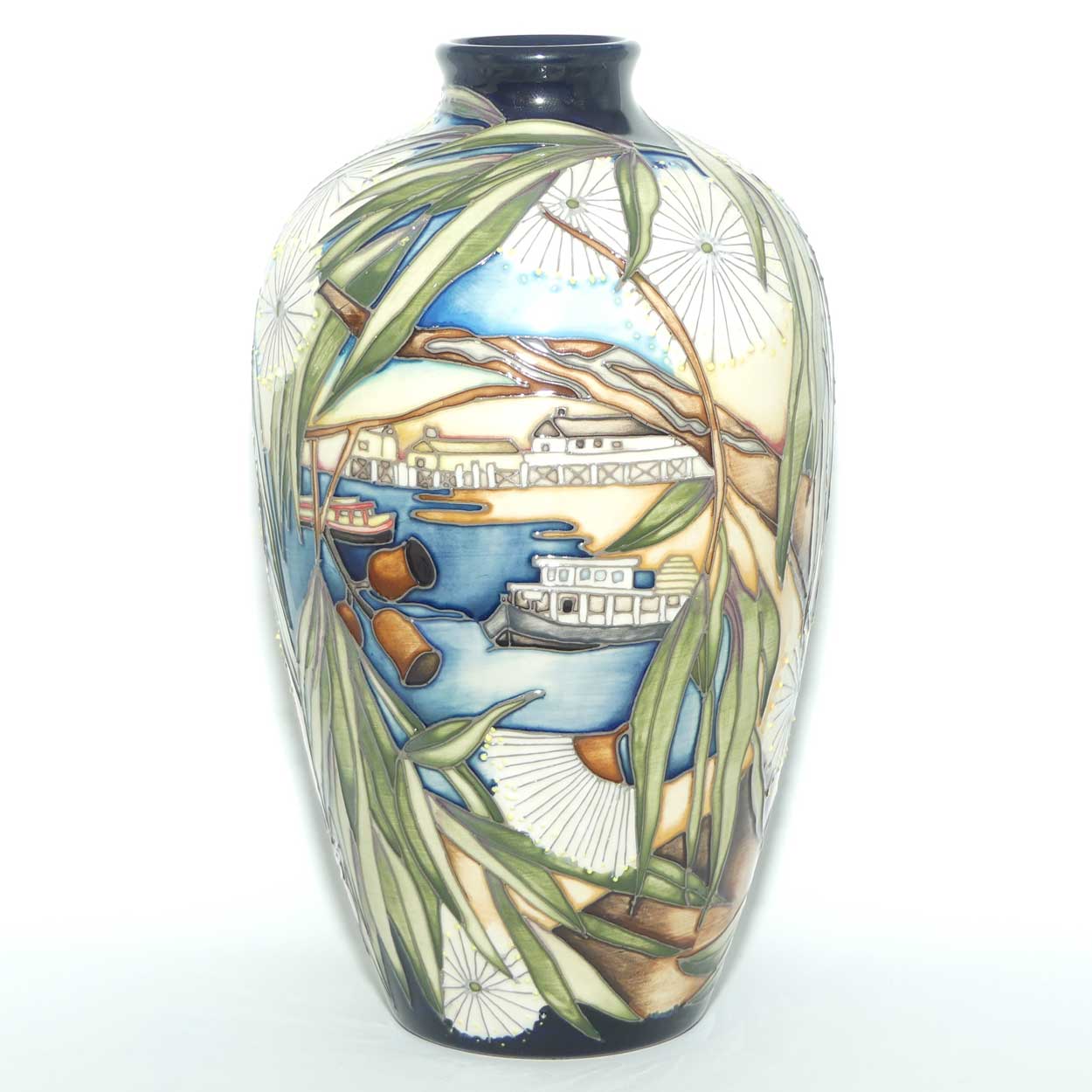 Moorcroft Murray River 25/9 vase | LE 10/50 | signed | boxed