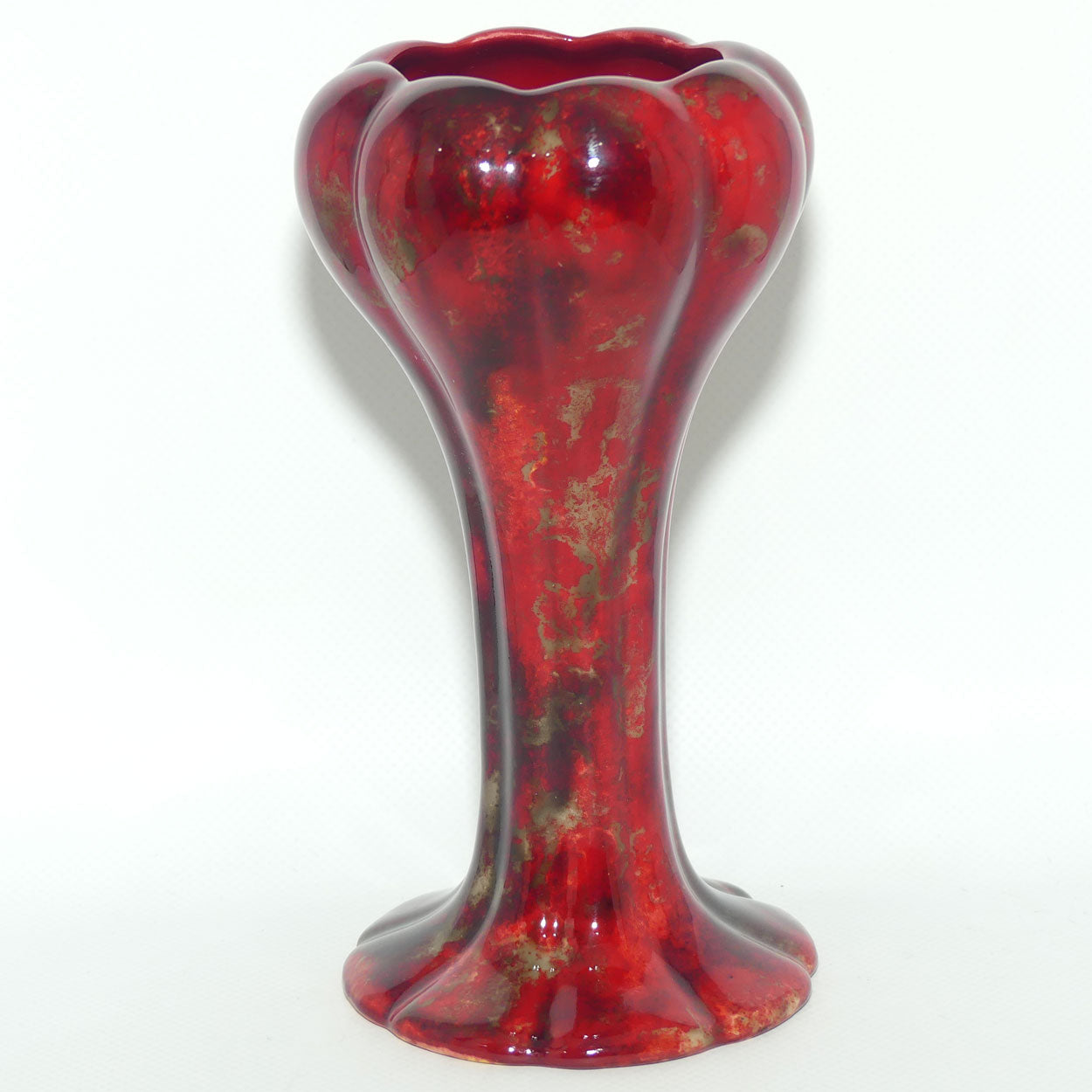 Royal Doulton Flambe Mushroom shape vase (Noke)