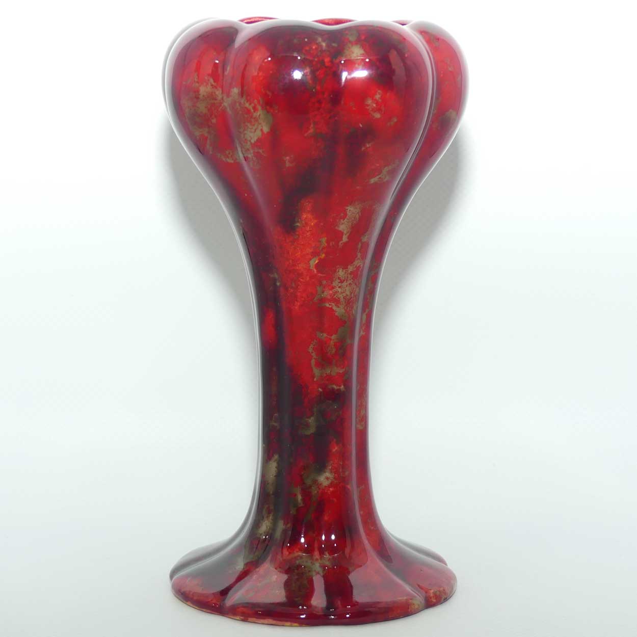 Royal Doulton Flambe Mushroom shape vase (Noke)