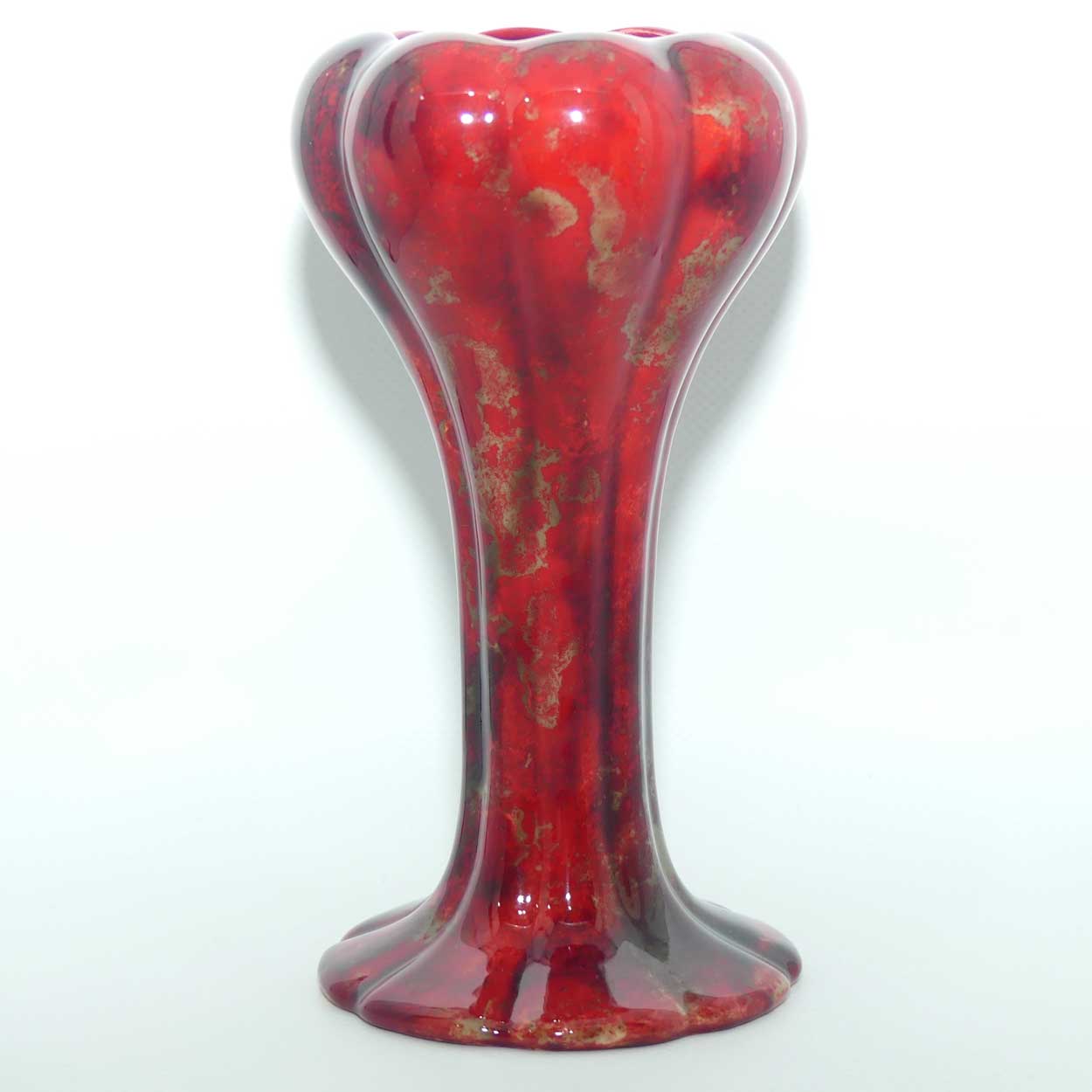 Royal Doulton Flambe Mushroom shape vase (Noke)