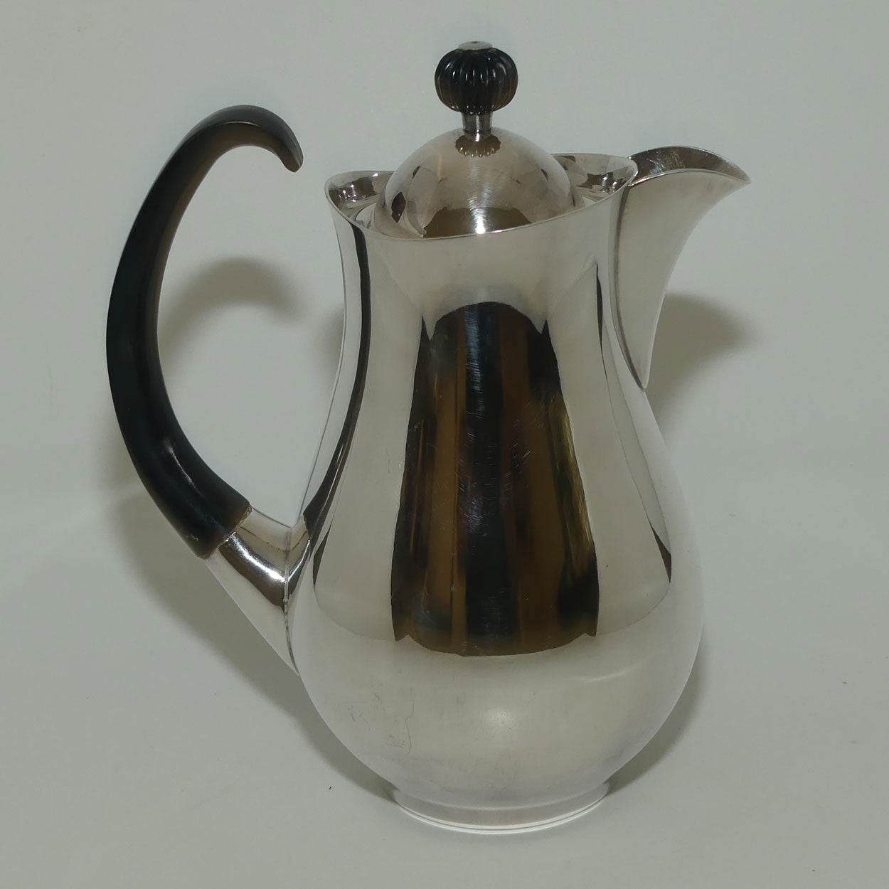 Mappin and Webb Mid Century 4 piece Silver Plated tea set by Eric Clements