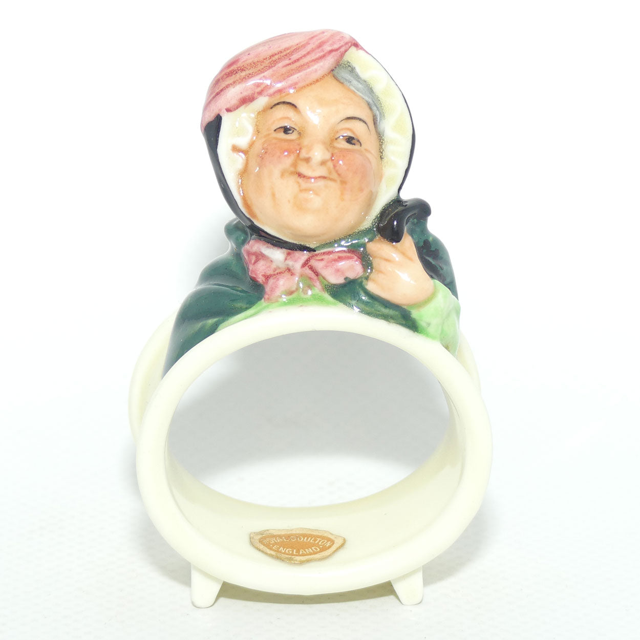M62 Royal Doulton Dickens Sairey Gamp napkin ring
