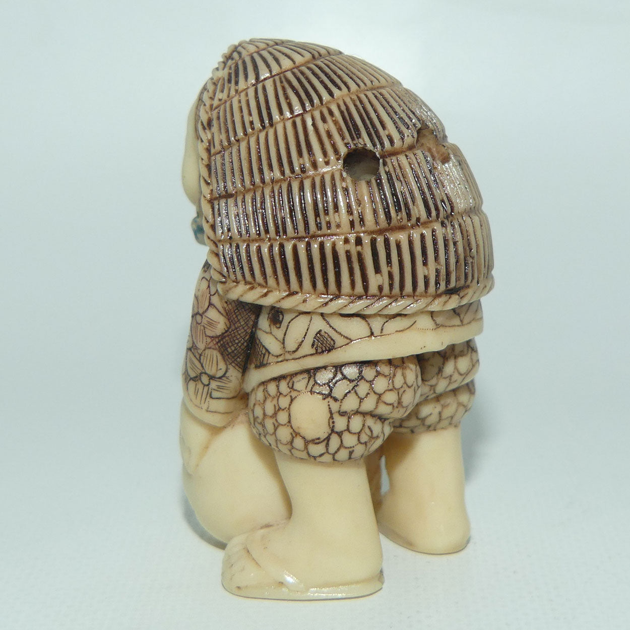 Vintage Japanese Carved Resin Netsuke