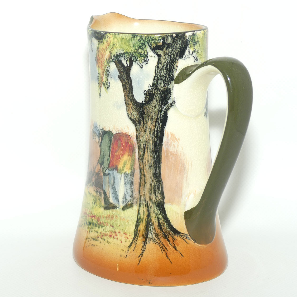 Royal Doulton Newlyn shape Gypsies and Gleaners jug D3191