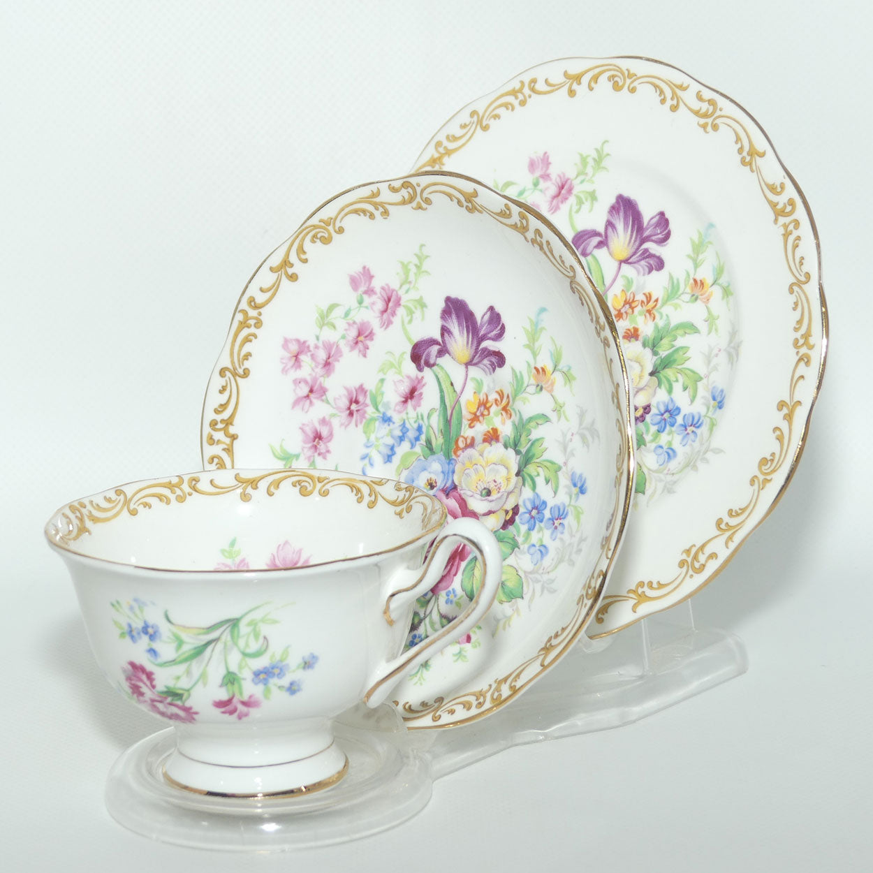 Royal Albert Bone China Nosegay trio | Avon shape