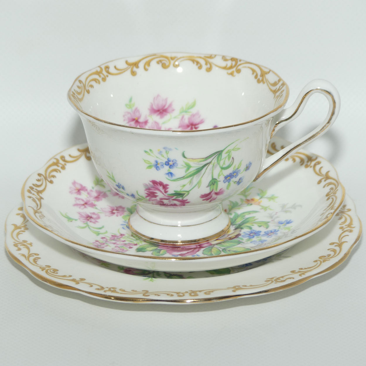 Royal Albert Bone China Nosegay trio | Avon shape