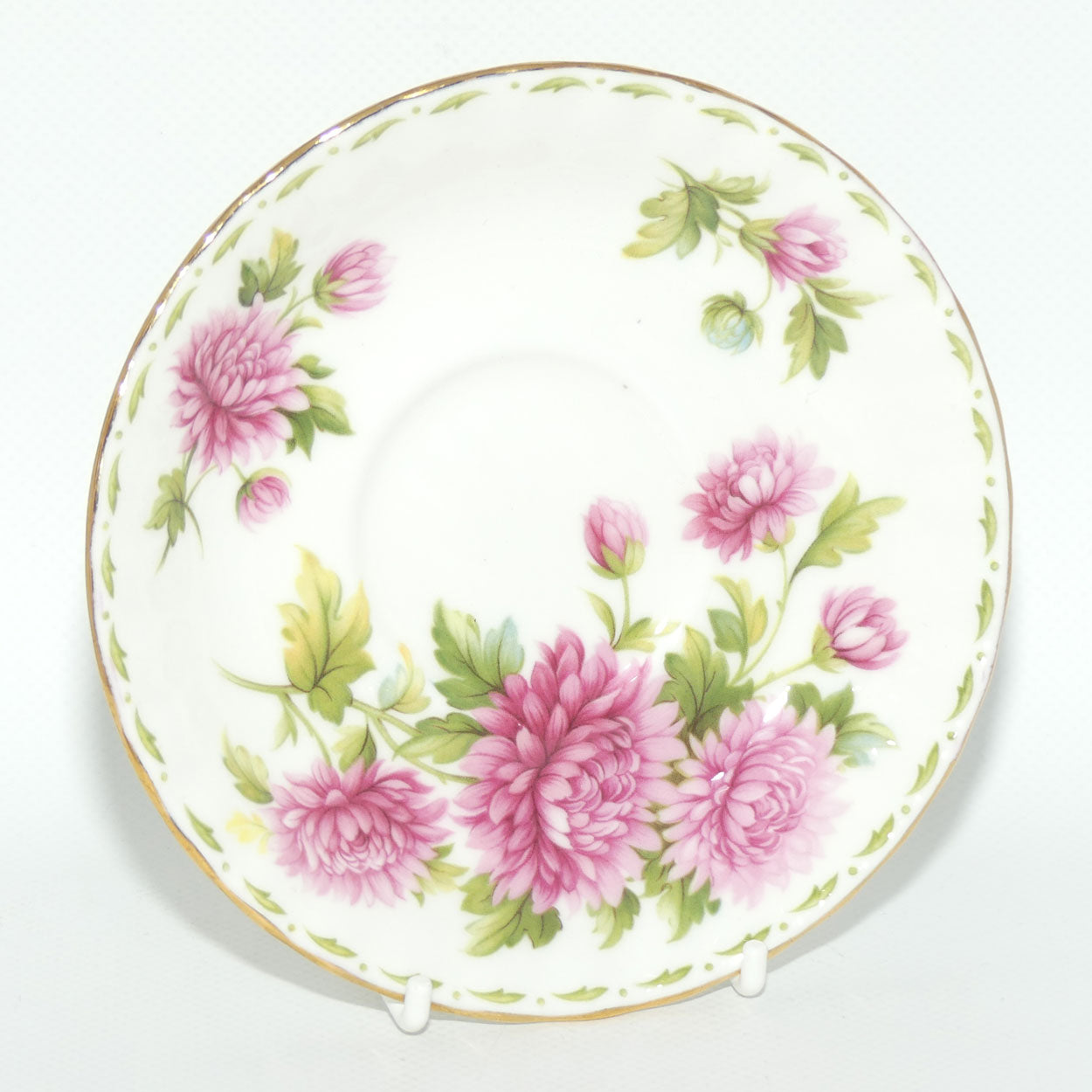 Royal Albert Bone China England | Flower of the Month series | #11 | November Chrysanthemum trio