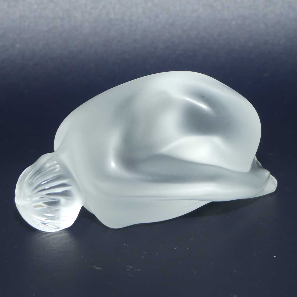 Lalique France Nude Crouching figure | boxed