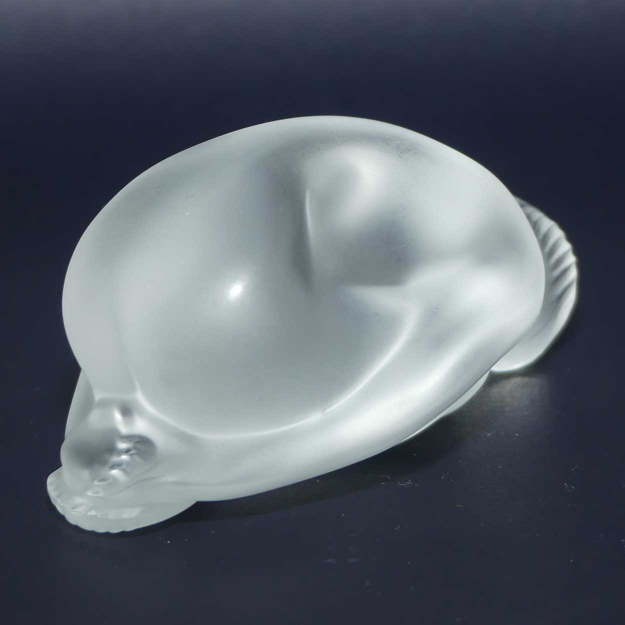 Lalique France Nude Crouching figure | boxed