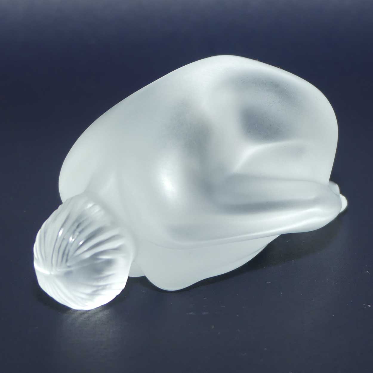 Lalique France Nude Crouching figure | boxed