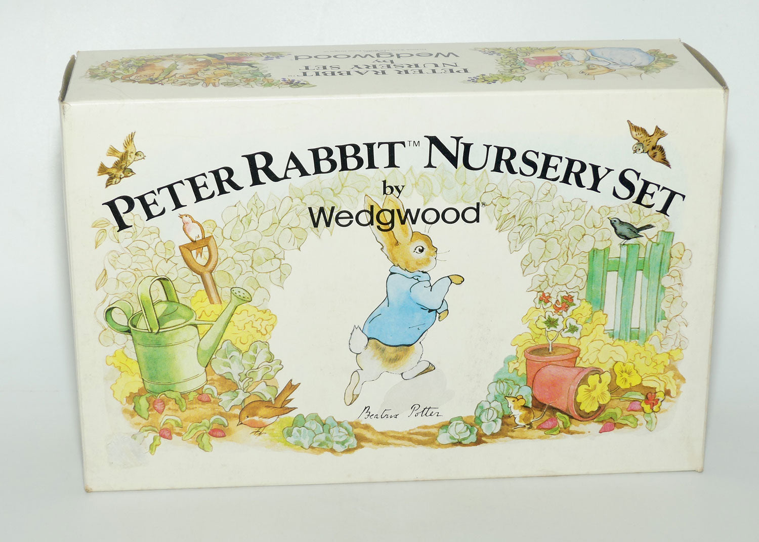 Wedgwood Bone China | Peter Rabbit pattern 3 piece Nursery set | boxed