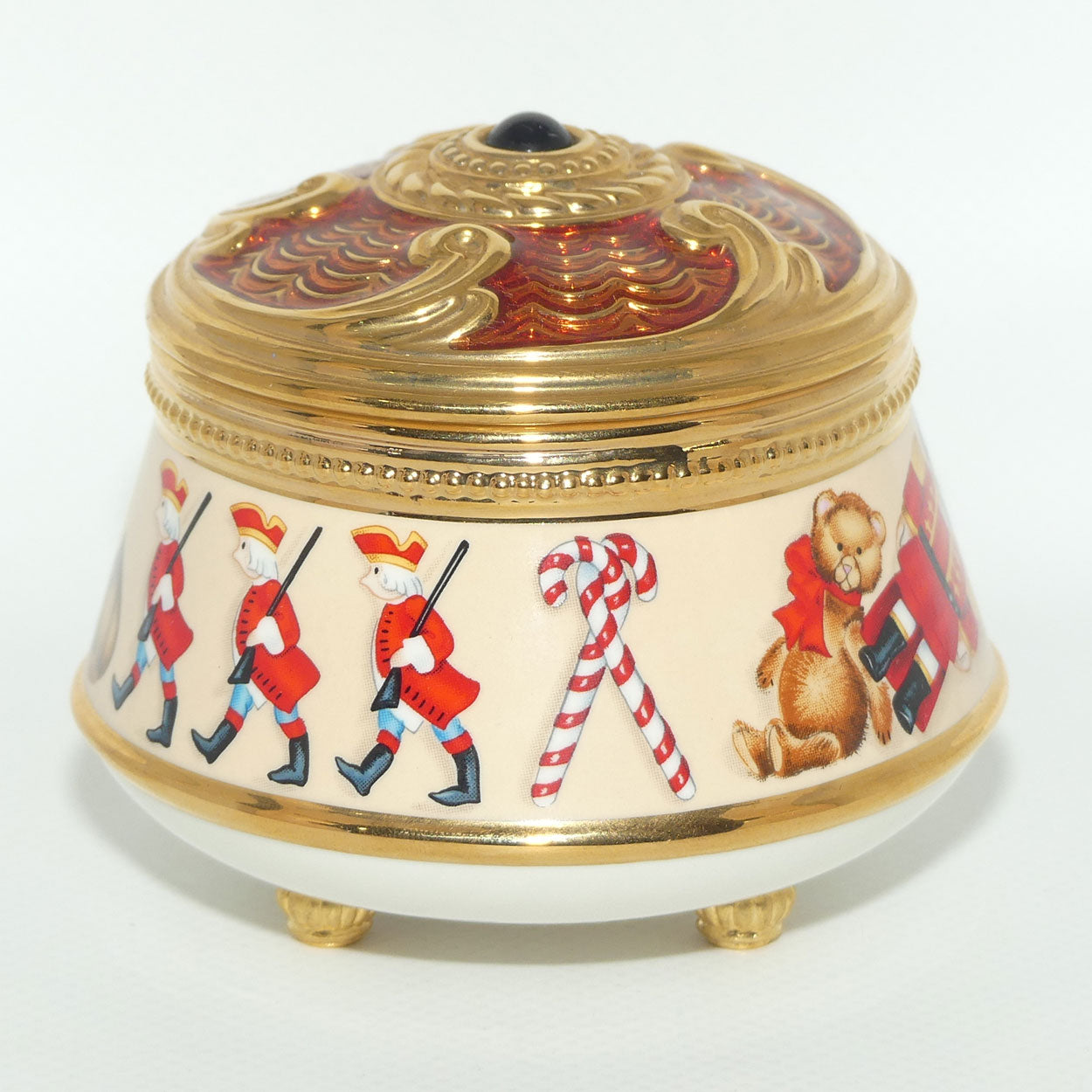 Franklin Mint | House of Faberge musical trinket box | The Nutcracker