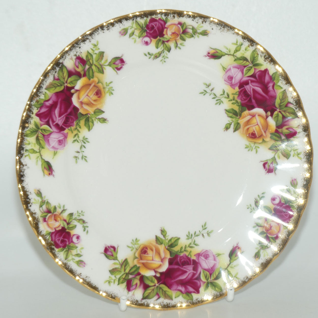 Royal Albert Bone China England Old Country Roses trio set of 6 | © 1962 Royal Albert Ltd backstamp | #1