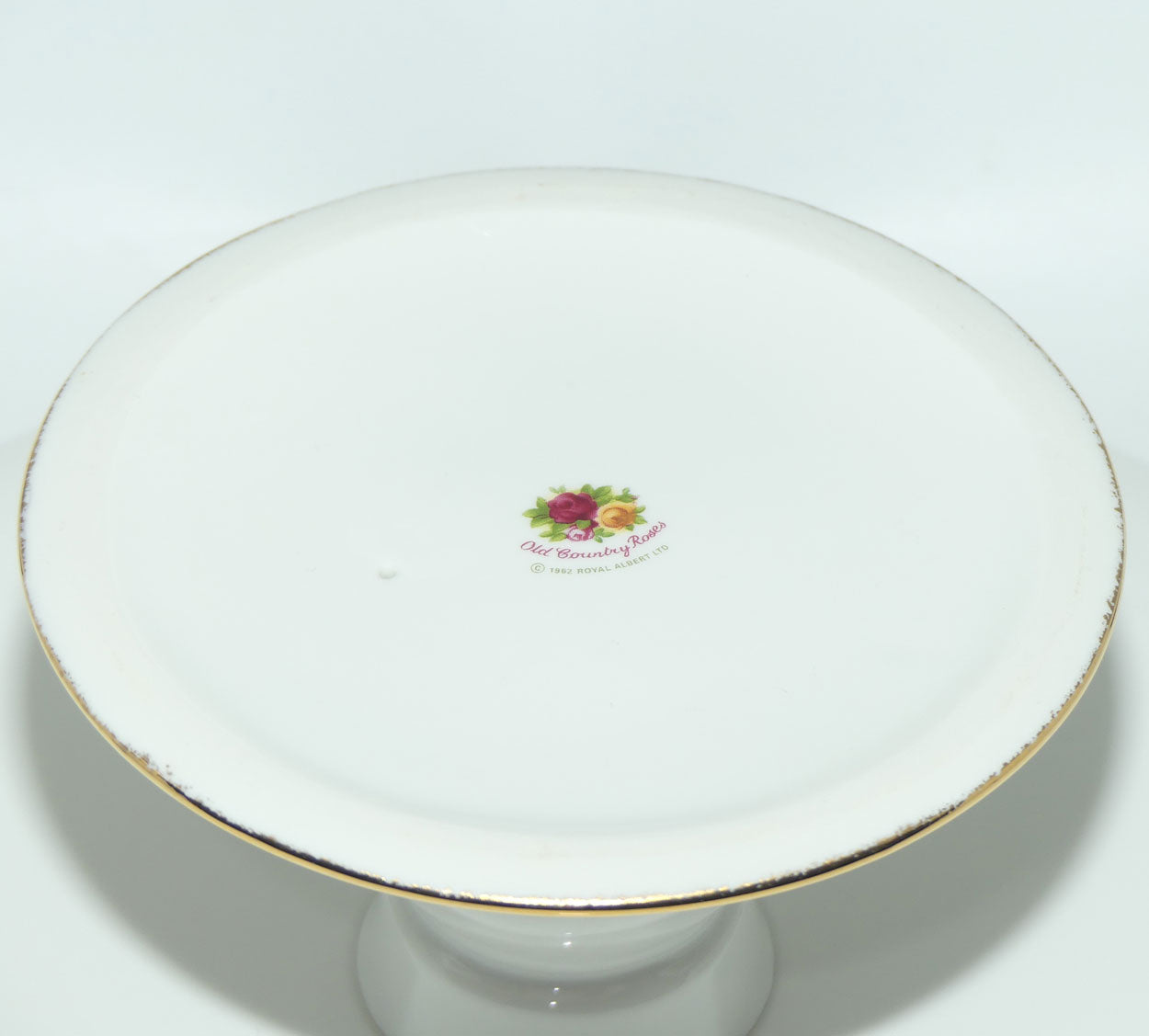 Royal Albert Bone China Old Country Roses footed cake stand | 31cms diameter