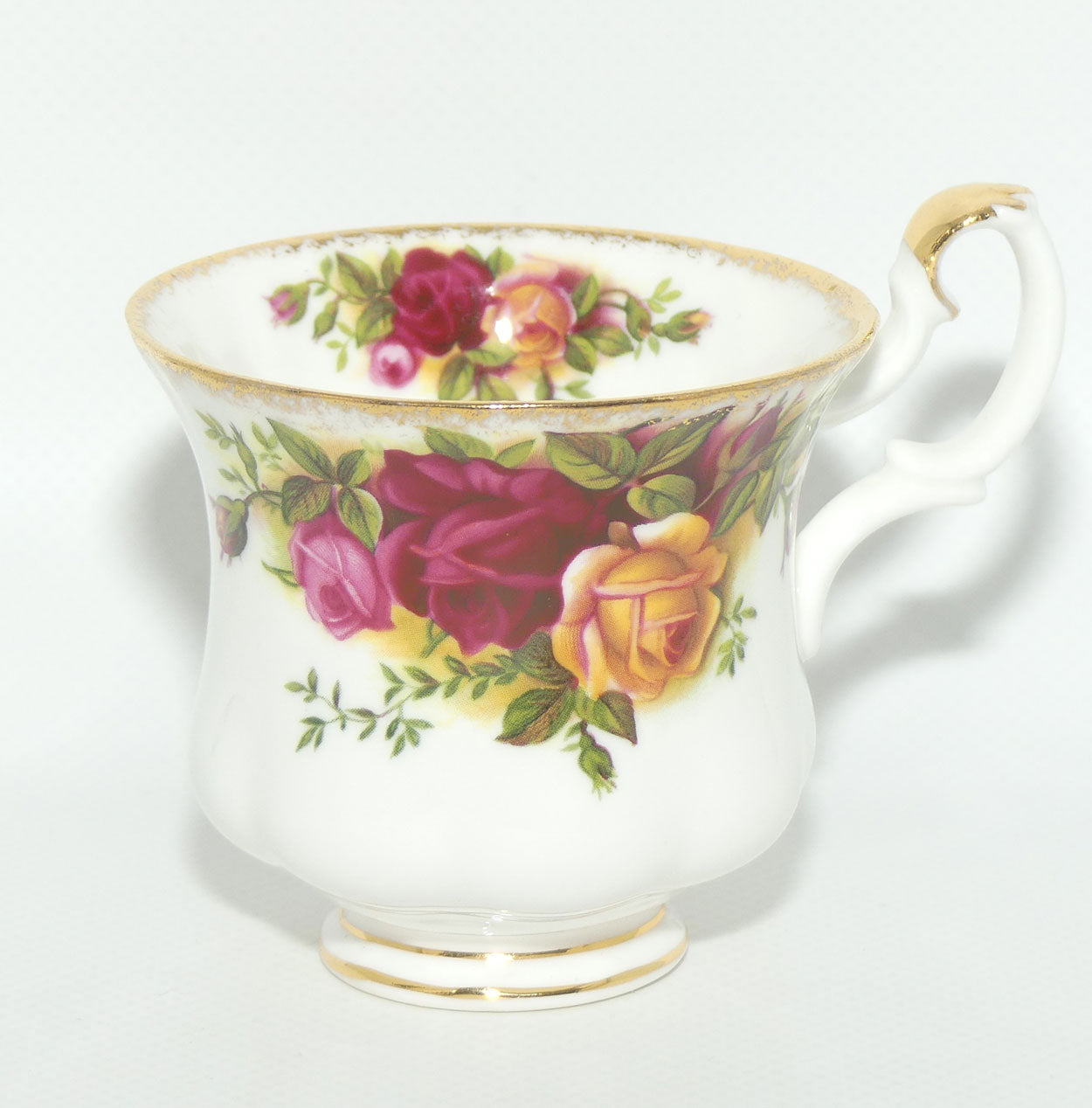 Royal Albert Bone China England Old Country Roses coffee duo | #1 | Early Backstamp