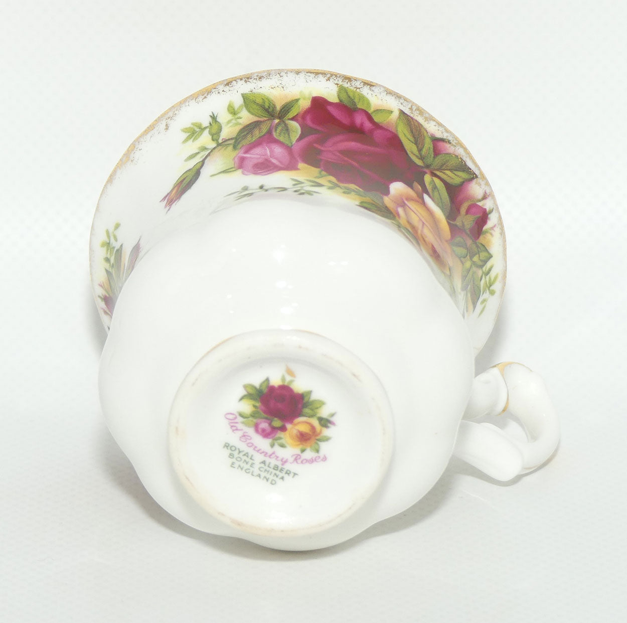 Royal Albert Bone China England Old Country Roses coffee duo | #1 | Early Backstamp