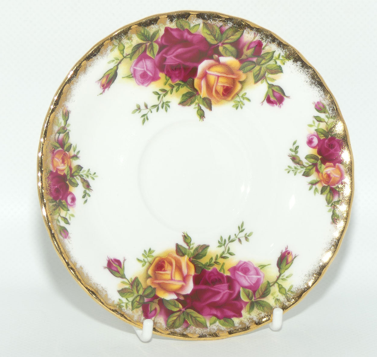 Royal Albert Bone China England Old Country Roses coffee duo | #1 | Early Backstamp