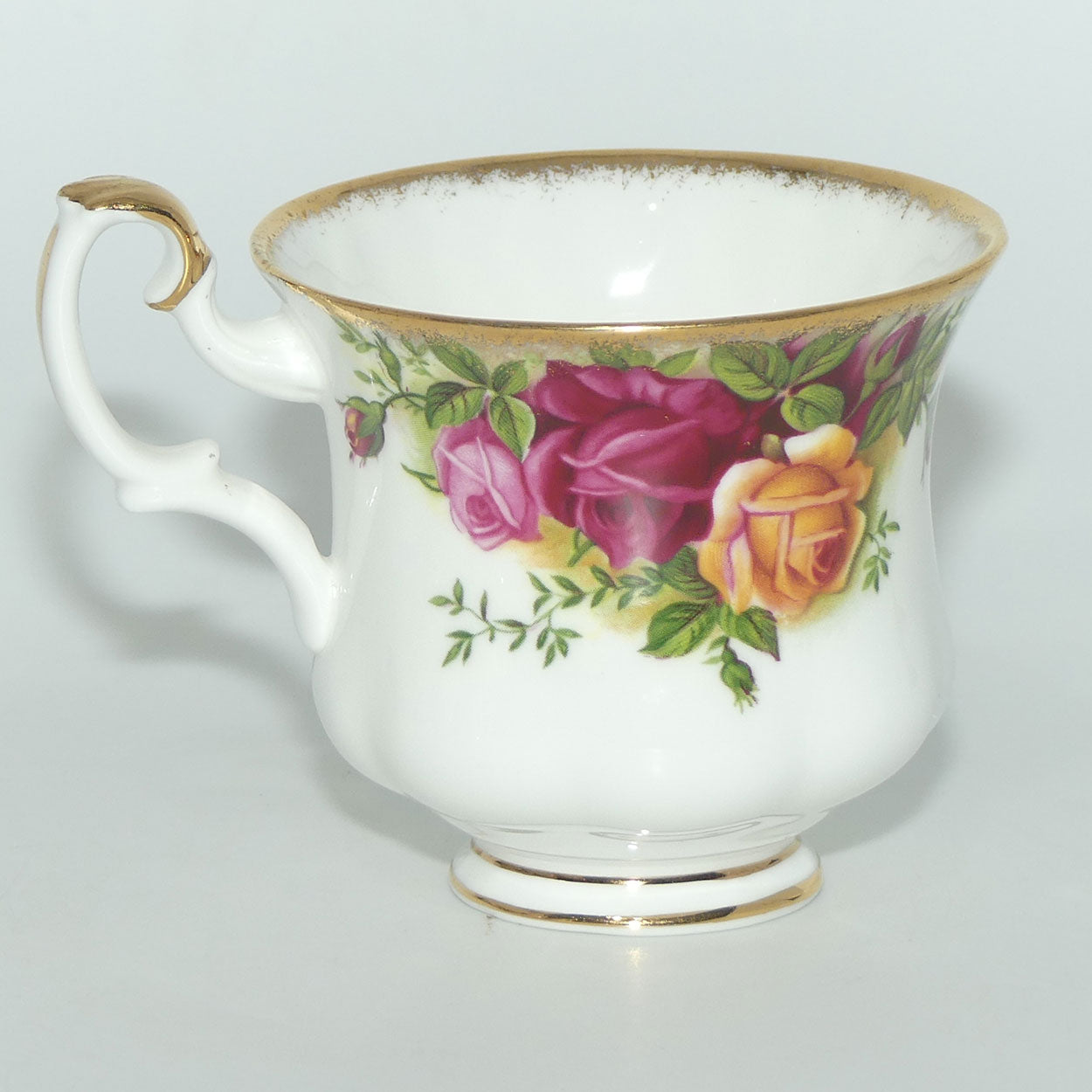 Royal Albert Bone China England Old Country Roses coffee duo | Set of 6 | © 1962 Royal Albert Ltd backstamp