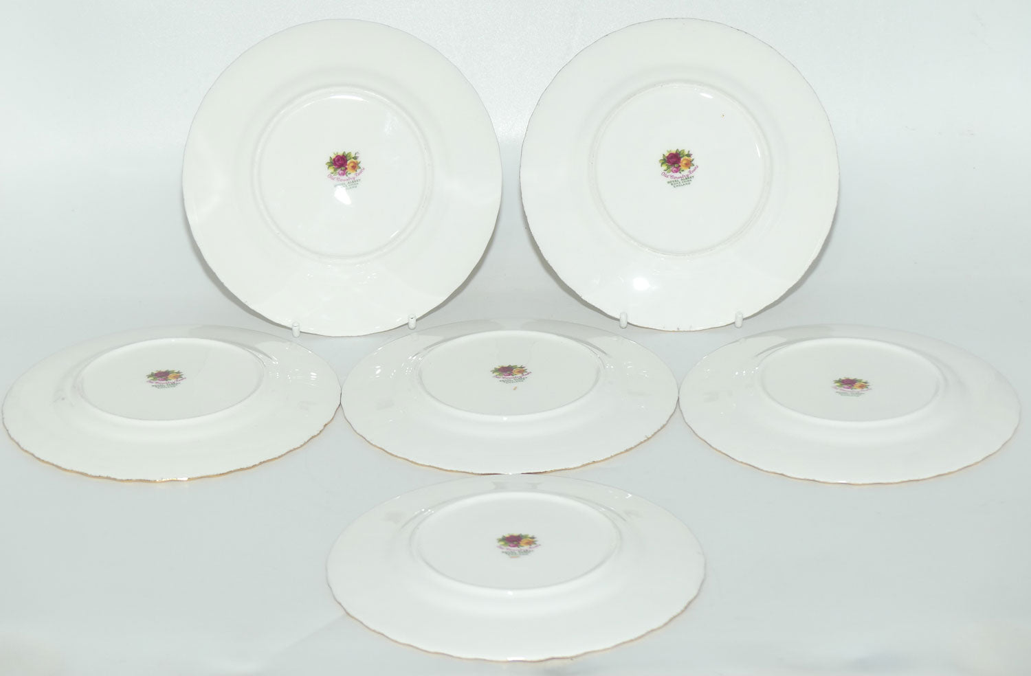 Royal Albert Bone China England Old Country Roses trio set of 6 | Early Backstamp | #5